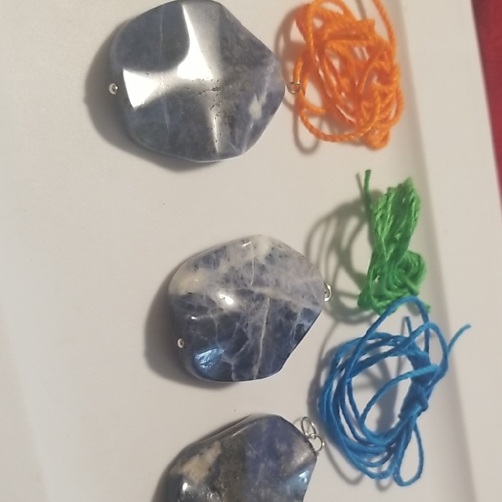 Sodalite Cross Pendant(s)